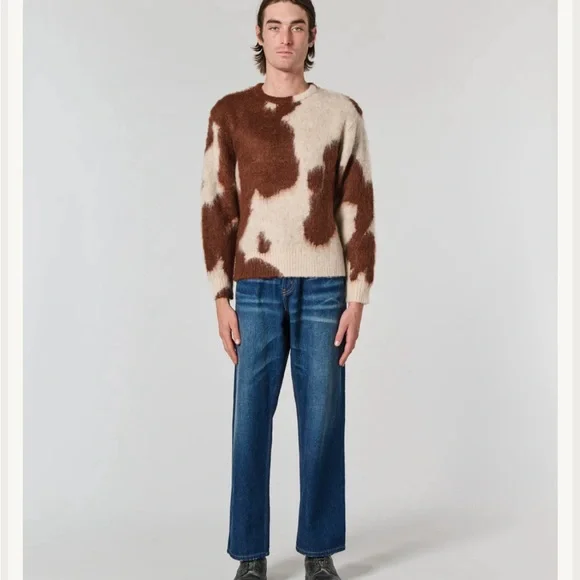 Brown Animal Print Sweater - Picture 2 of 2